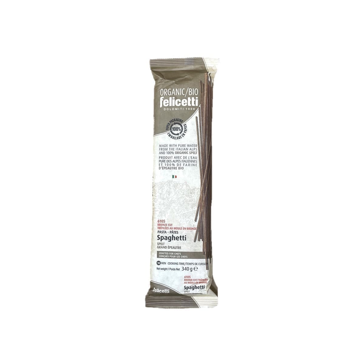 Felicetti Organic Spelt Spaghetti (340g)