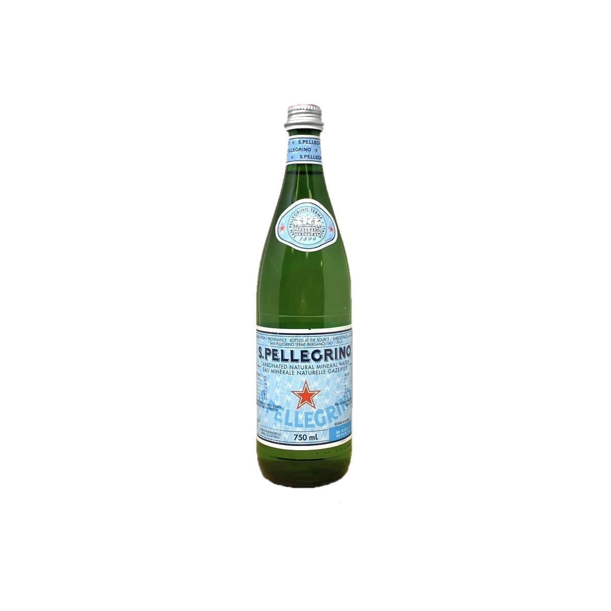S.Pellegrino Carbonated Natural Mineral Water (750mL)