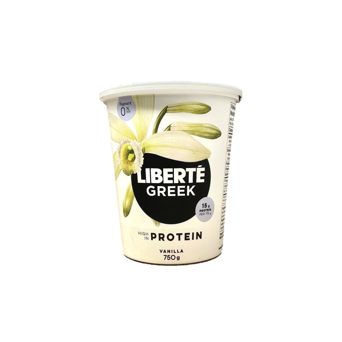Liberte Greek Yogurt 0% Vanilla (750g)