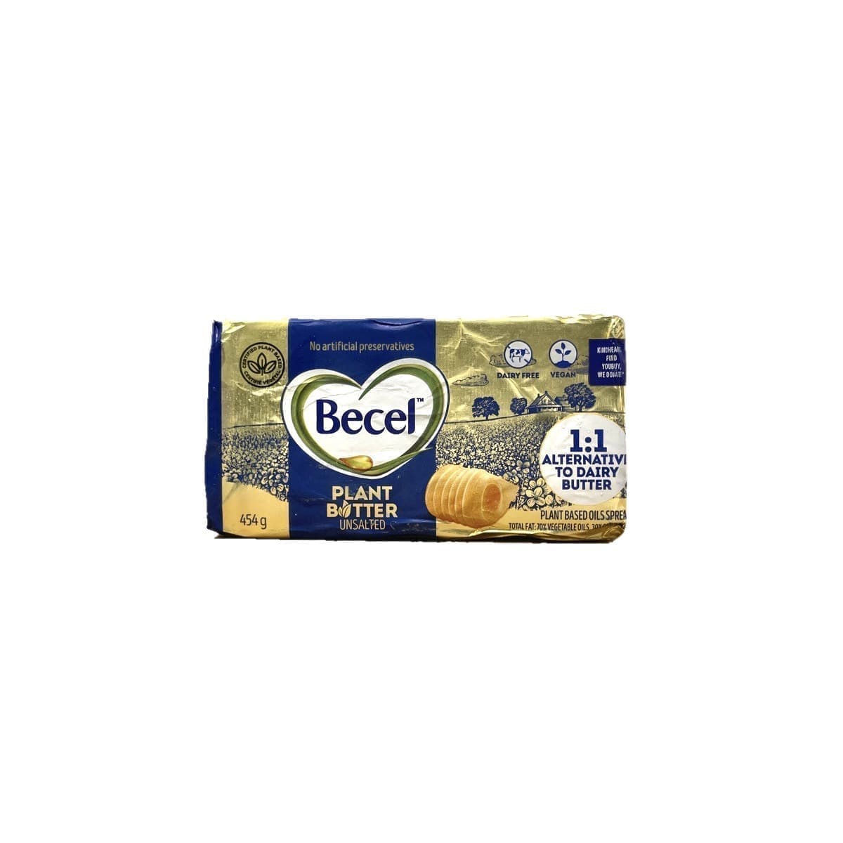 Becel Plant Butter Unsalted (454g)