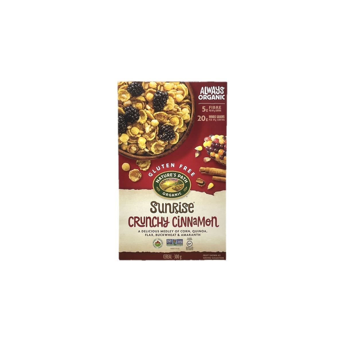 Nature's Path Organic Gluten-Free Cereal Crunchy Cinnamon (300g)