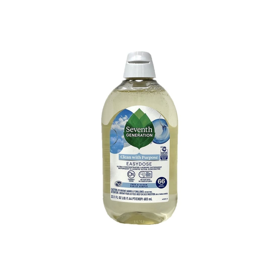 Seventh Generation Ultra Concentrated Laundry Detergent Free &amp; Clear (683mL)