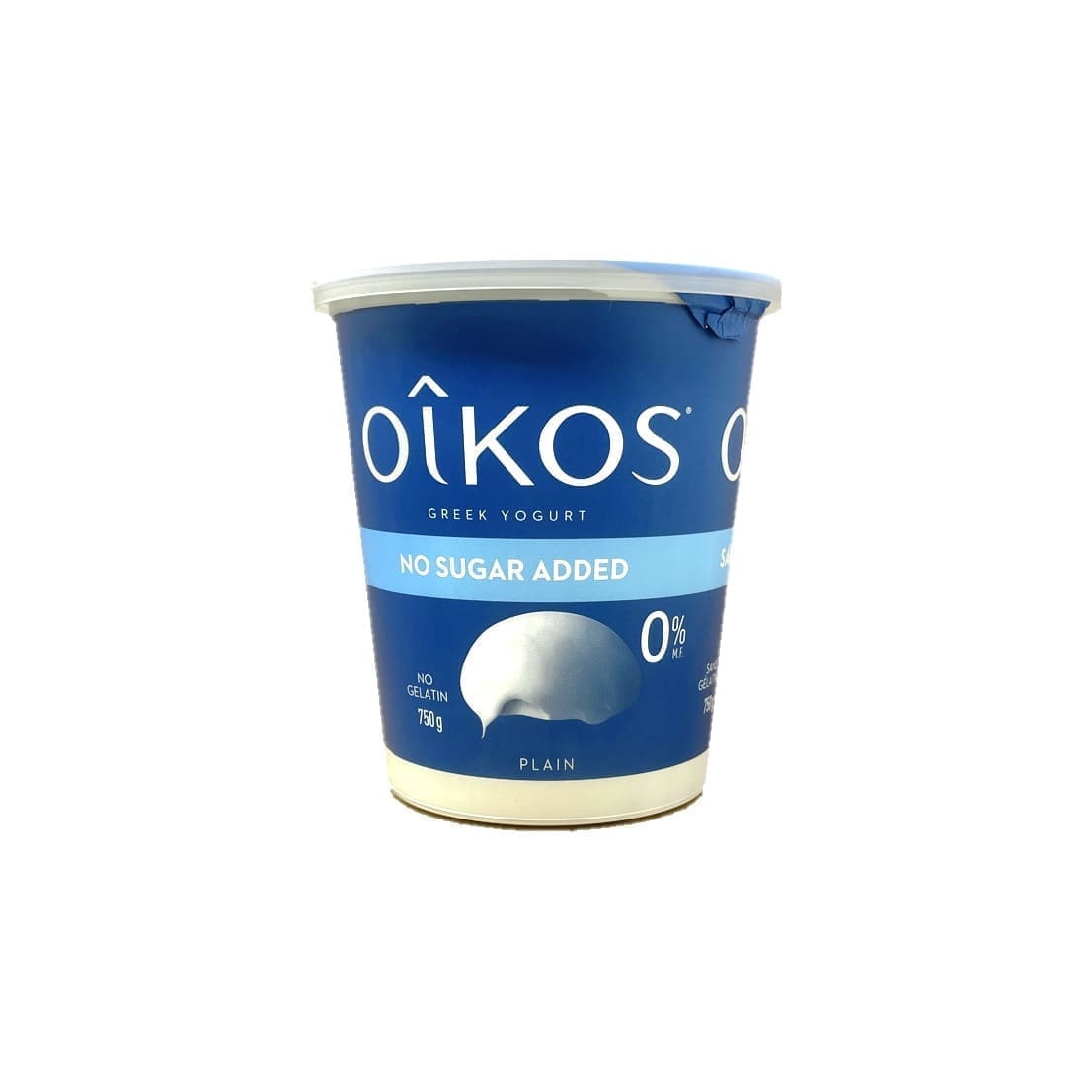Oikos Greek Yogurt No Sugar Added Plain 0% (750g)
