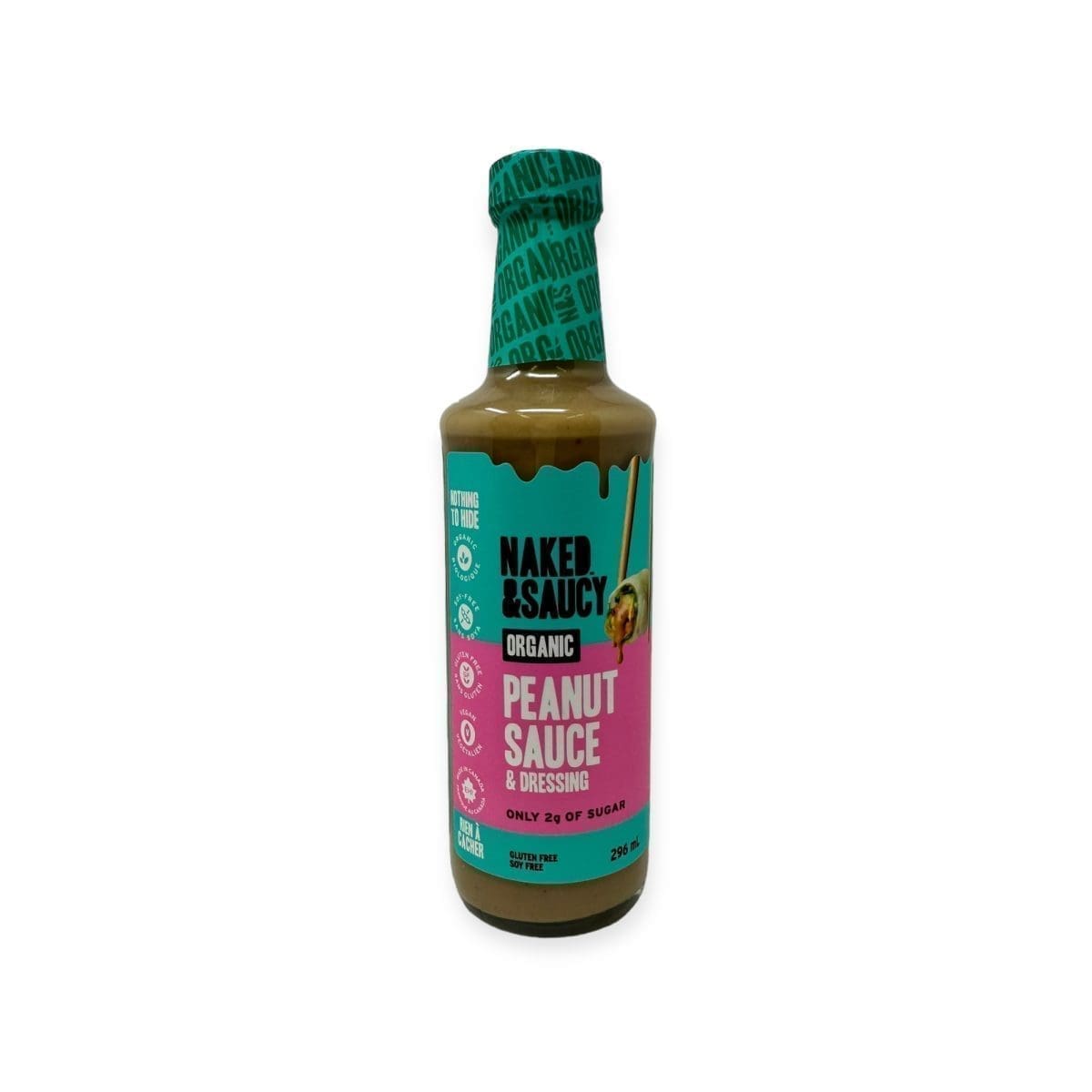 Naked & Saucy Organic Peanut Sauce Dressing (296 mL)