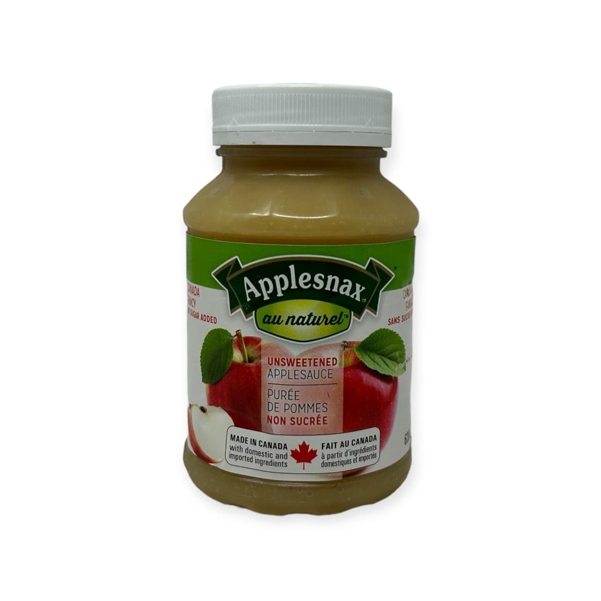 Applesnax All Naturel Unsweetend Apple Sauce (650mL)