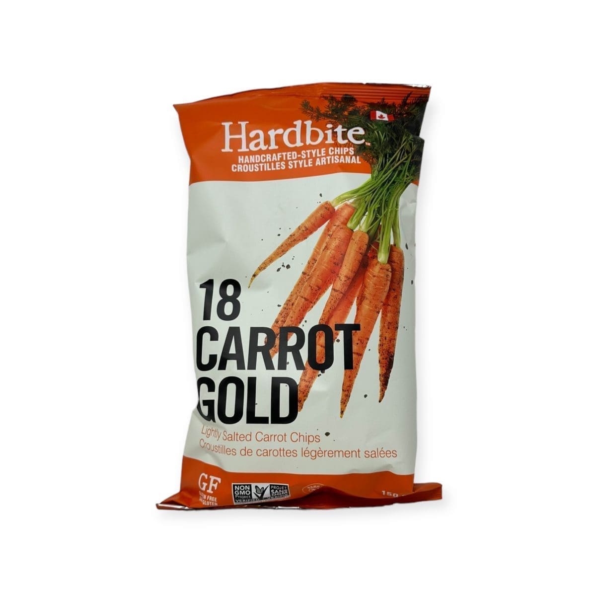 HardBite 18 Carrot Gold Lightly Salted Carrot Chips (150g)