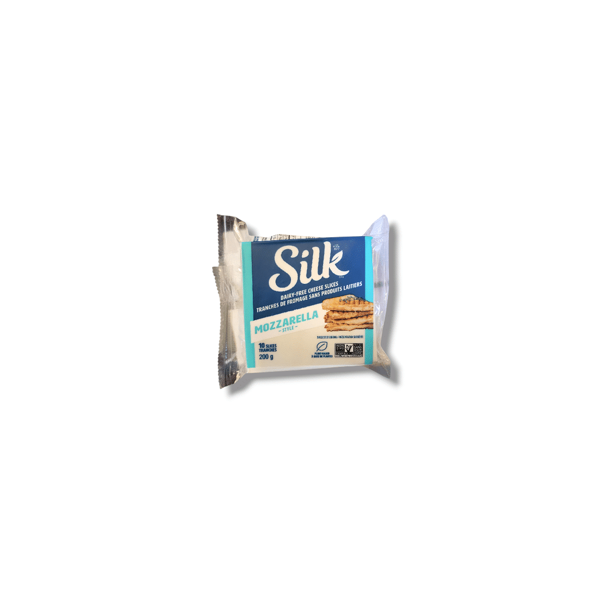 Silk Dairy Free Cheese Slices Mozzarella Style (200g)