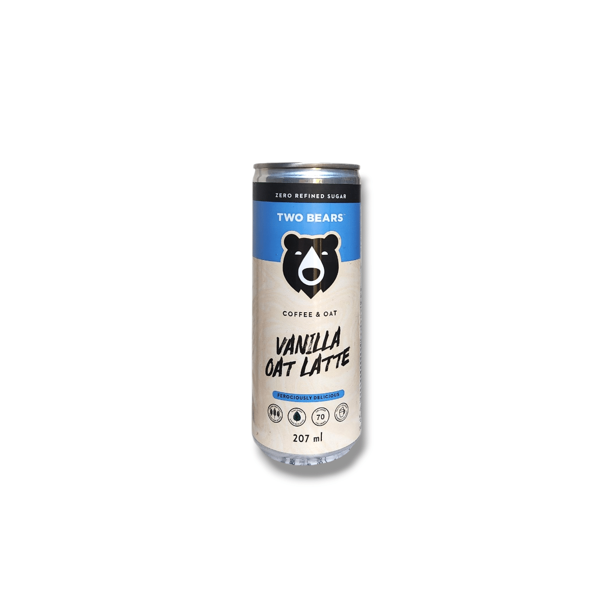Two Bears Vanilla Coffee Frothed Oat Latte (207mL)