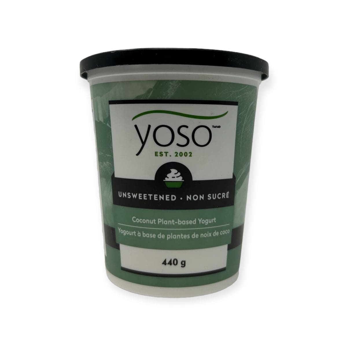Yoso Unsweetened Coconut Plant-Based Yogourt (440g)