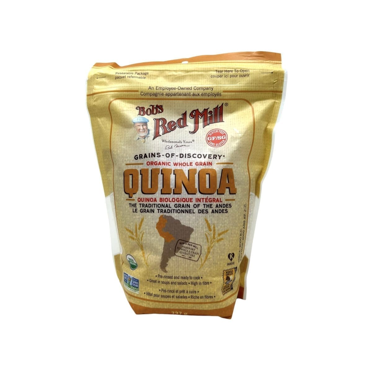 Bob's Red Mill Organic Whole Grain Quinoa (737g)