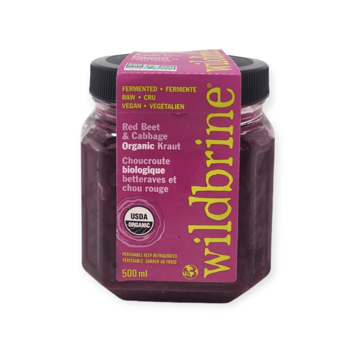 Wildbrine Kraut Red Beet & Cabbage (500mL)