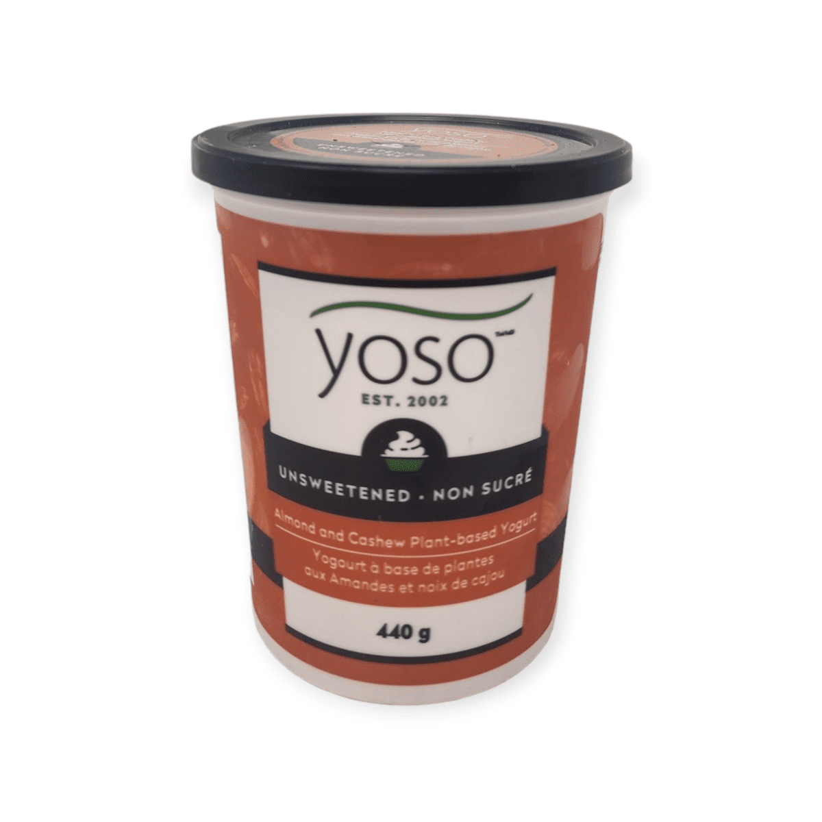 Yoso Almond &amp; Cashew Plant-Based Yogurt Unsweetened (440g)