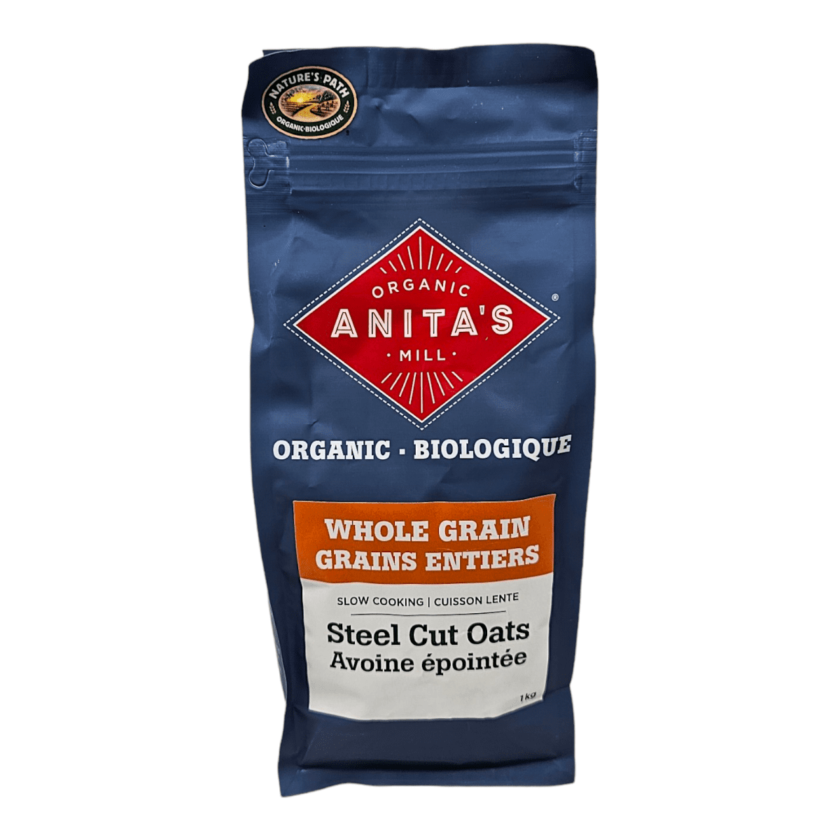Anita's Whole Grain Steel Cut Oats (1Kg)