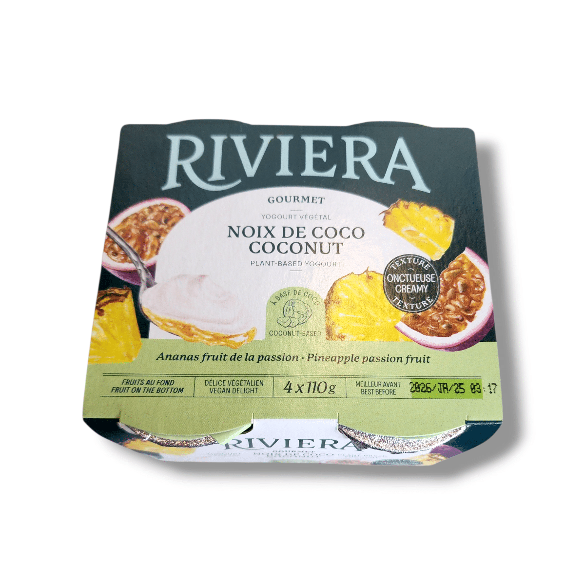 Maison Riviera Vegan Delight Pineapple Passion (4x110g)
