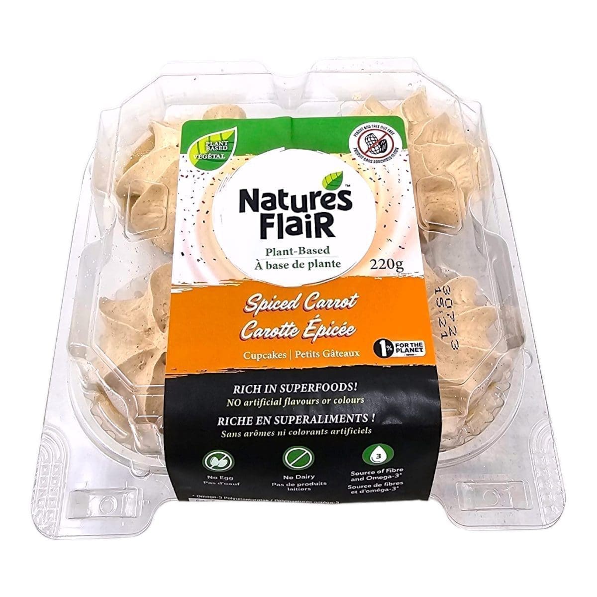 Nature's Flair Spiced Carrot Cupcakes (220g)