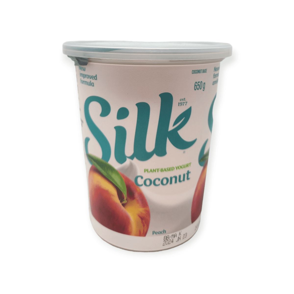 Silk Plant-Based Coconut Yogurt Peach (650g)