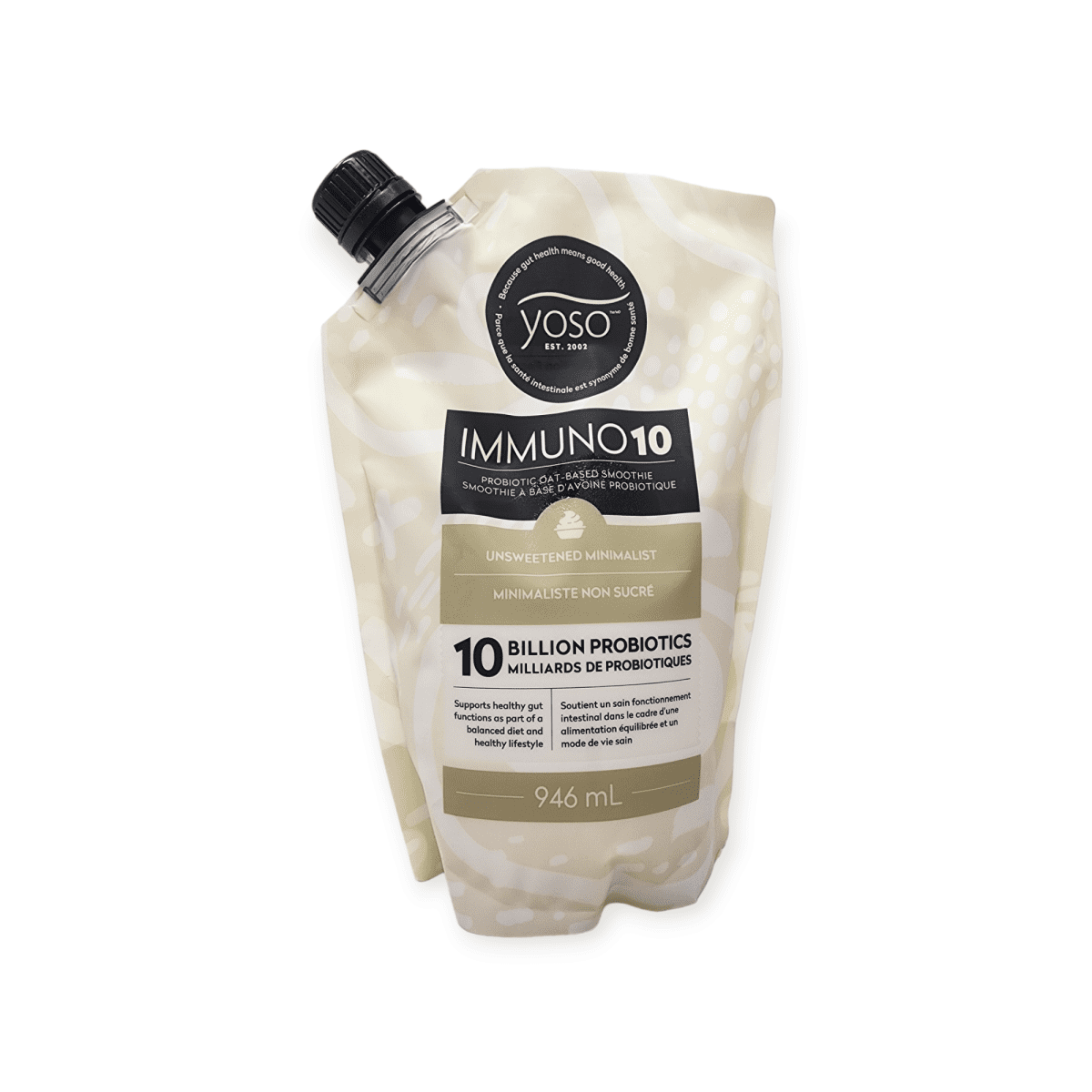 Immuno10 Probiotic Oat-Based Smoothie Unsweetened Minimalist (946mL)