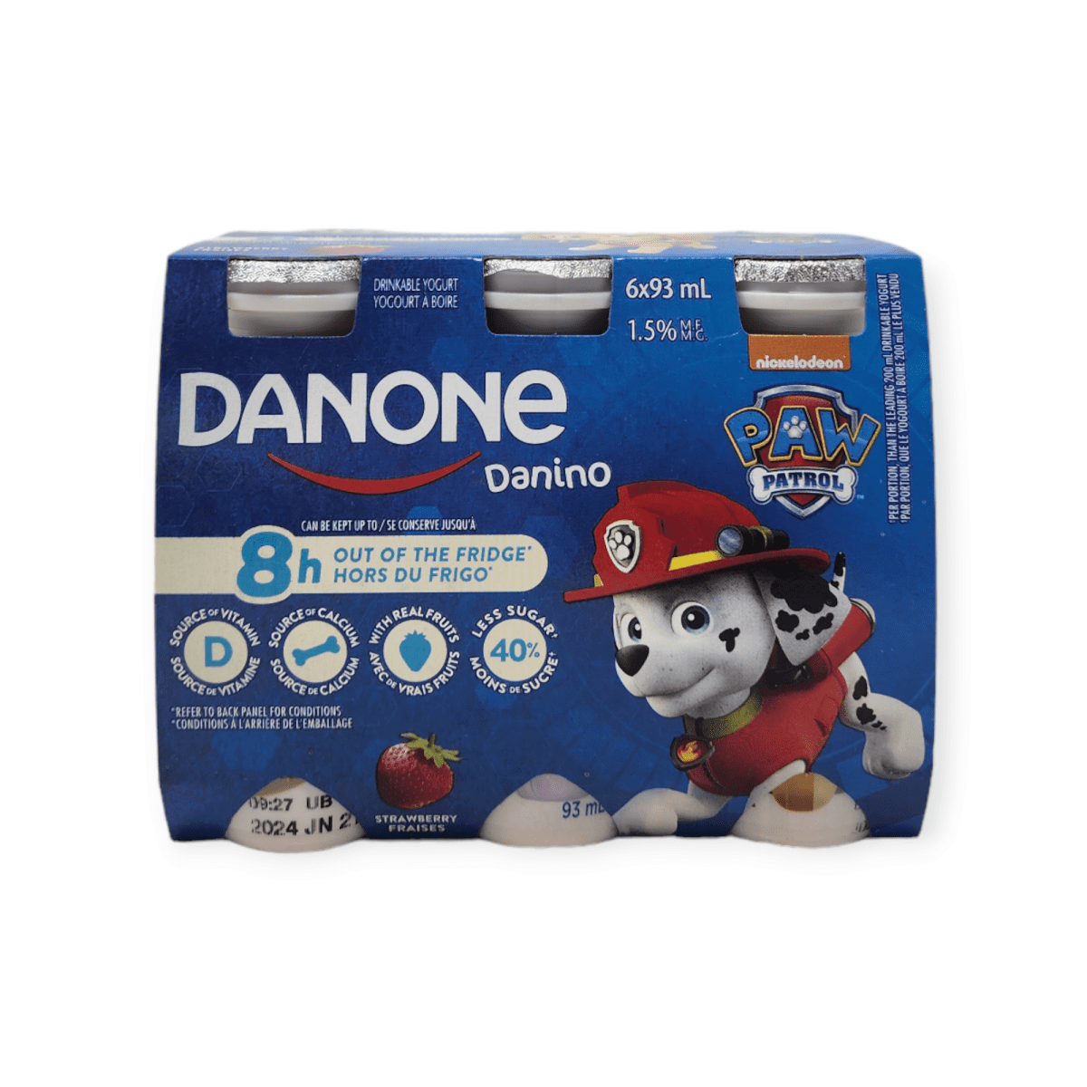 Danone Danino Strawberry (6x93mL)