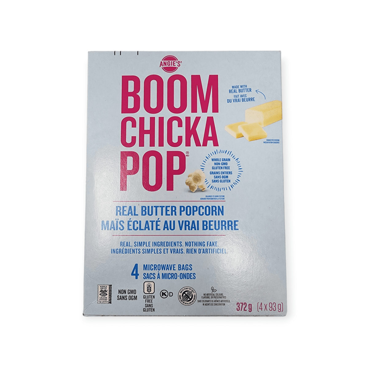 Boom Chicka Pop Real Butter Popcorn (372g)