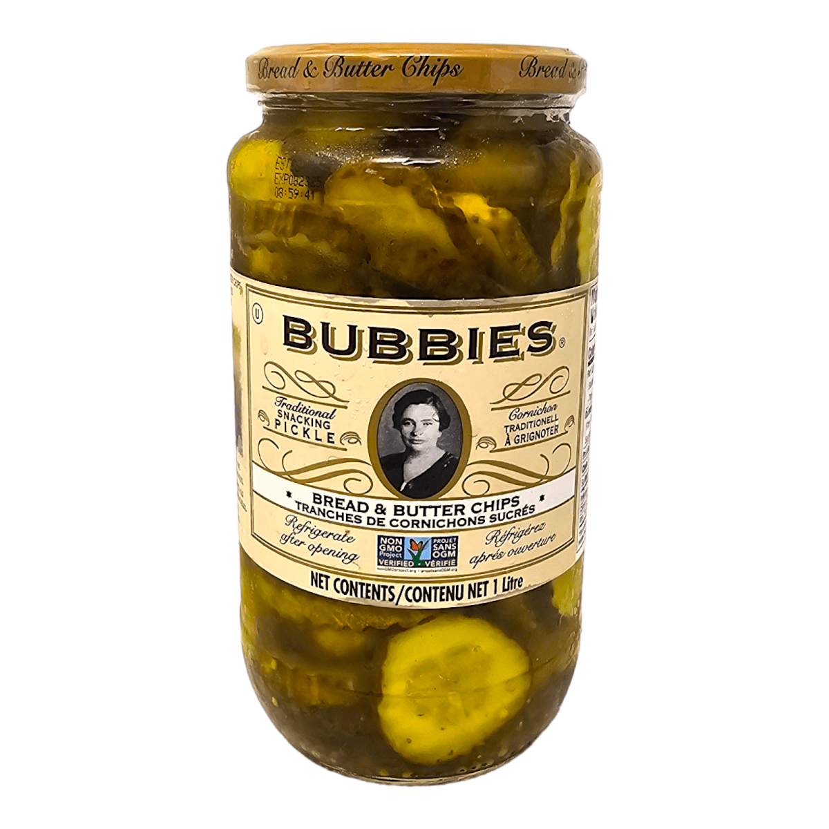 Bubbies Bread & Butter Chips (1L)