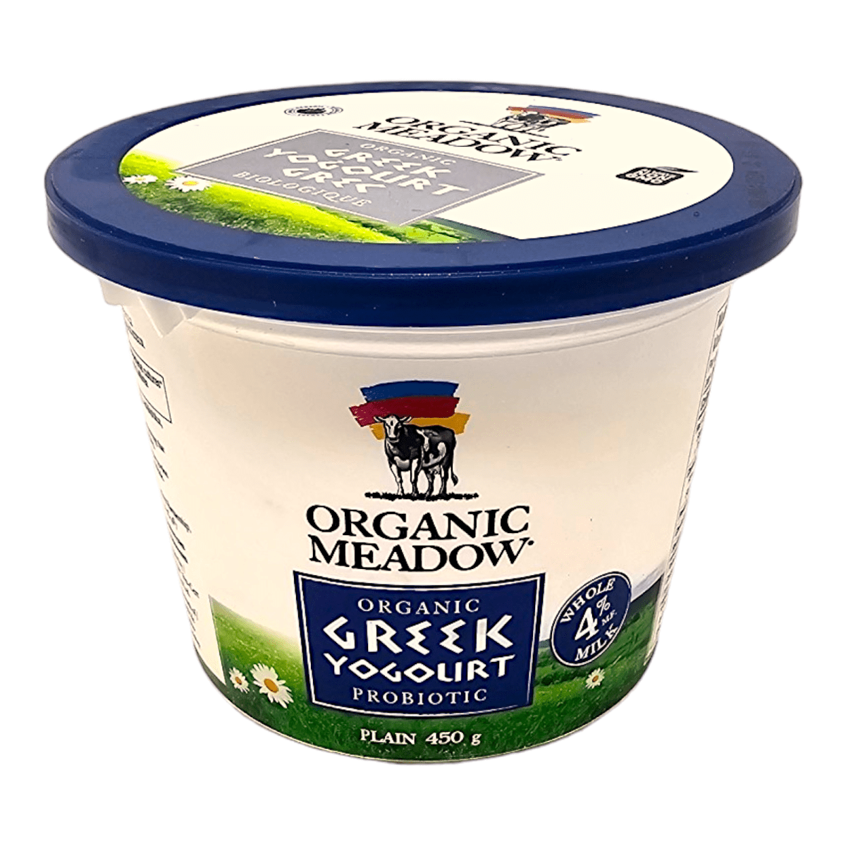 Organic Meadow Greek yogurt 4% whole milk Plain (450g)