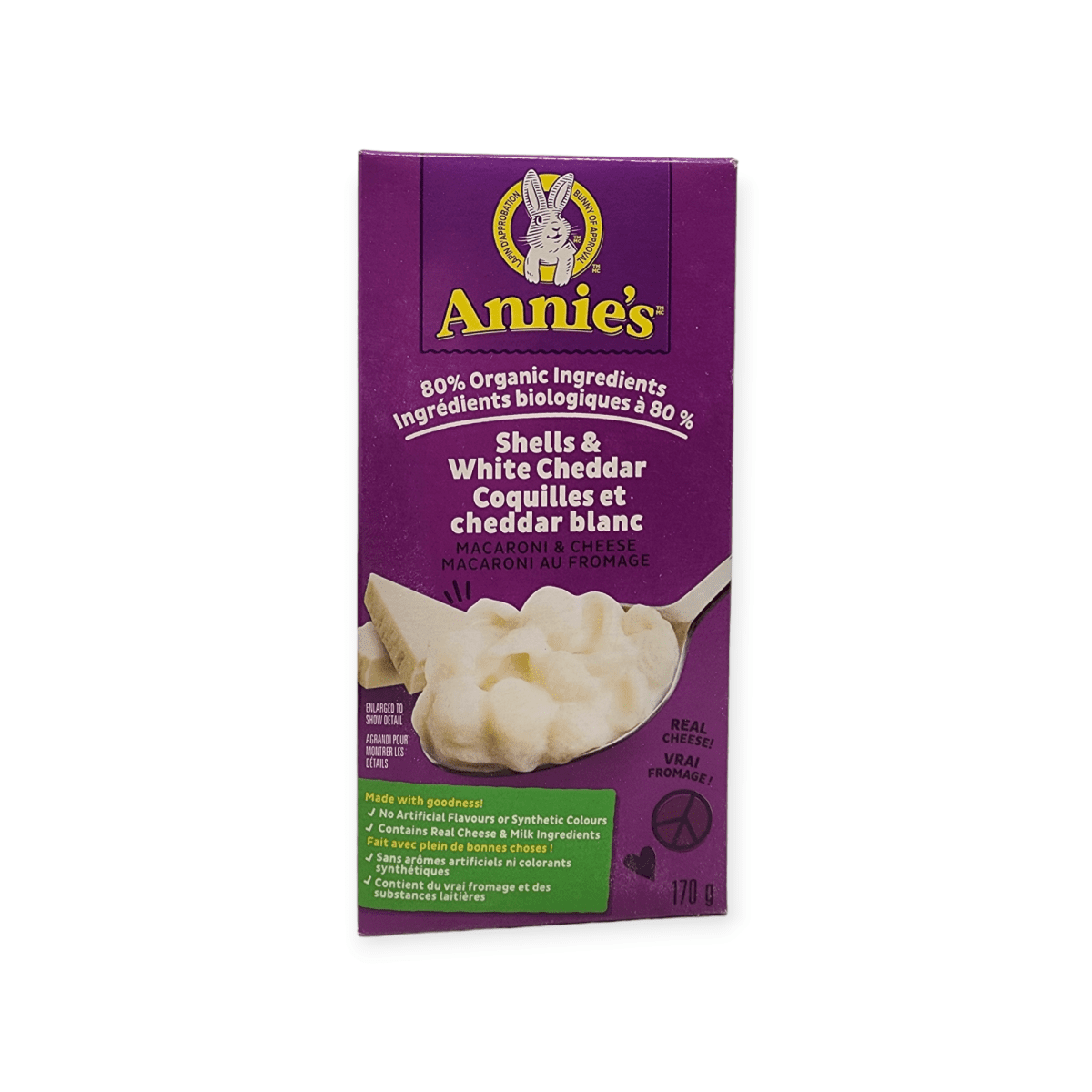 Annie's Shells & White Cheddar (170g)