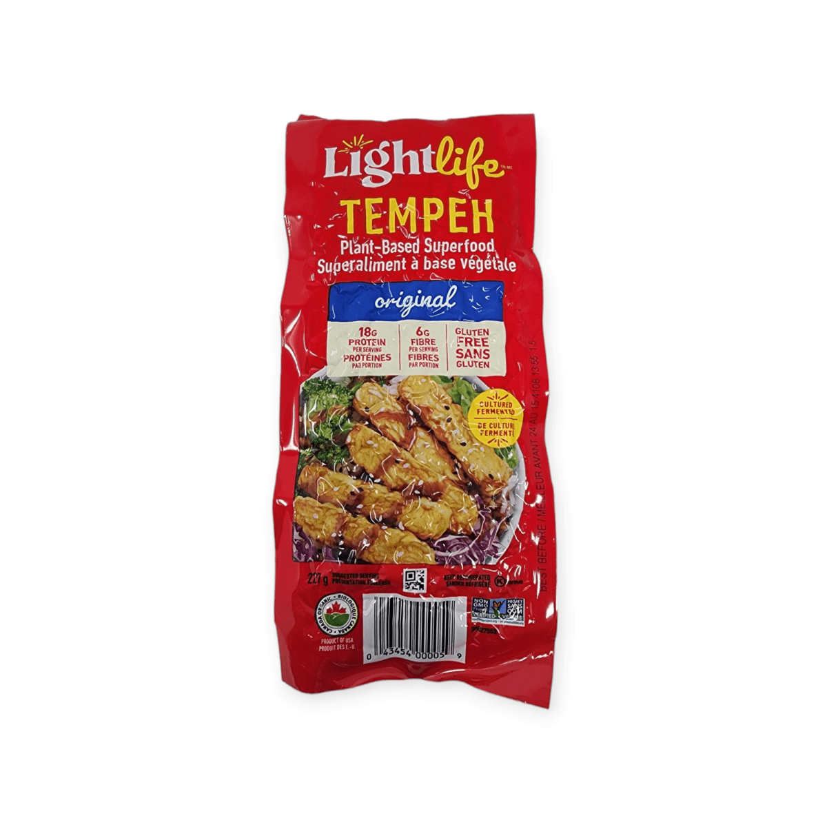 Lightlife Tempeh Original Plant-Based Superfood (227g)