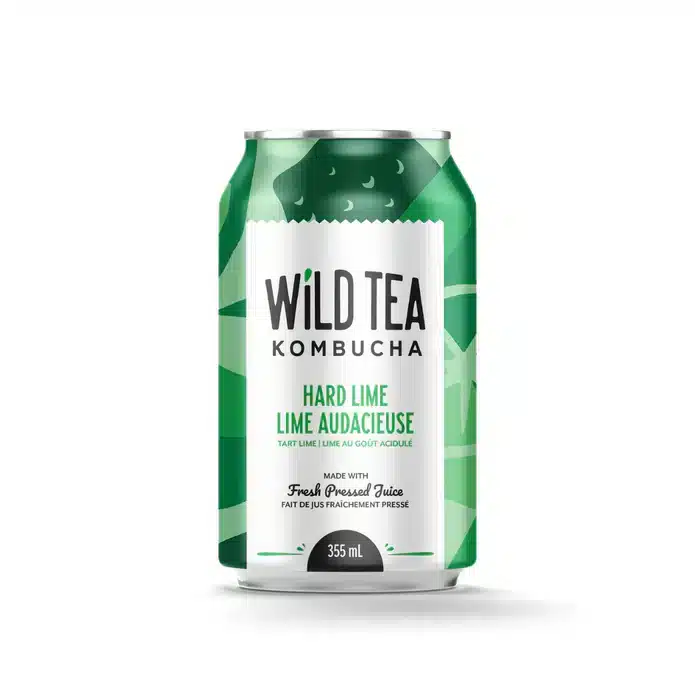 Wild Tea Kombucha Hard Lime (355mL)
