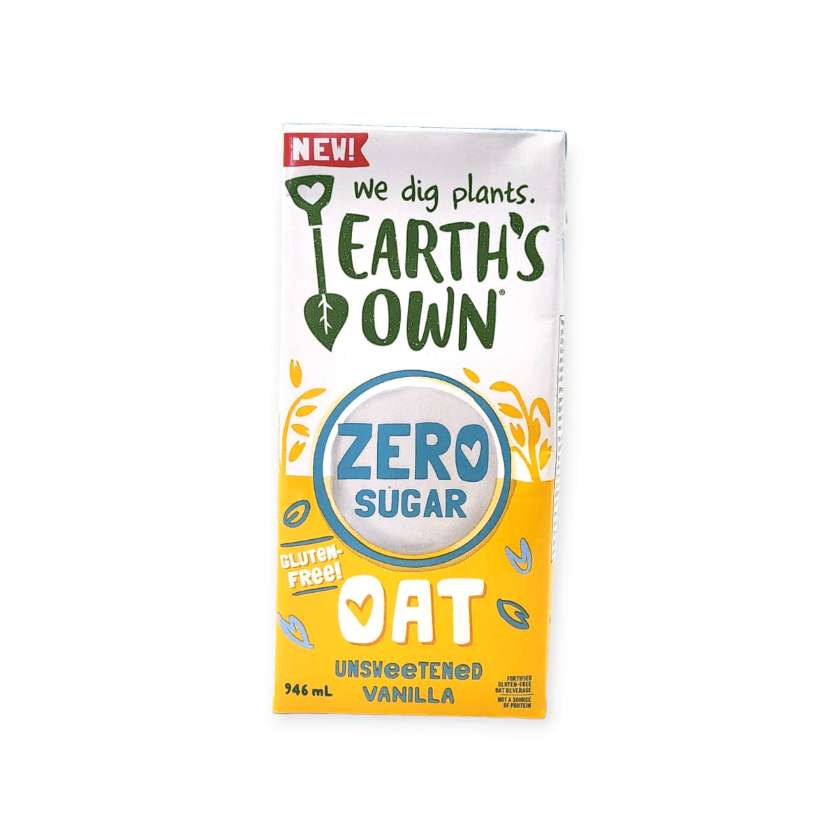 Earth's Own Zero Sugar Oat Unsweetened Vanilla (946mL)