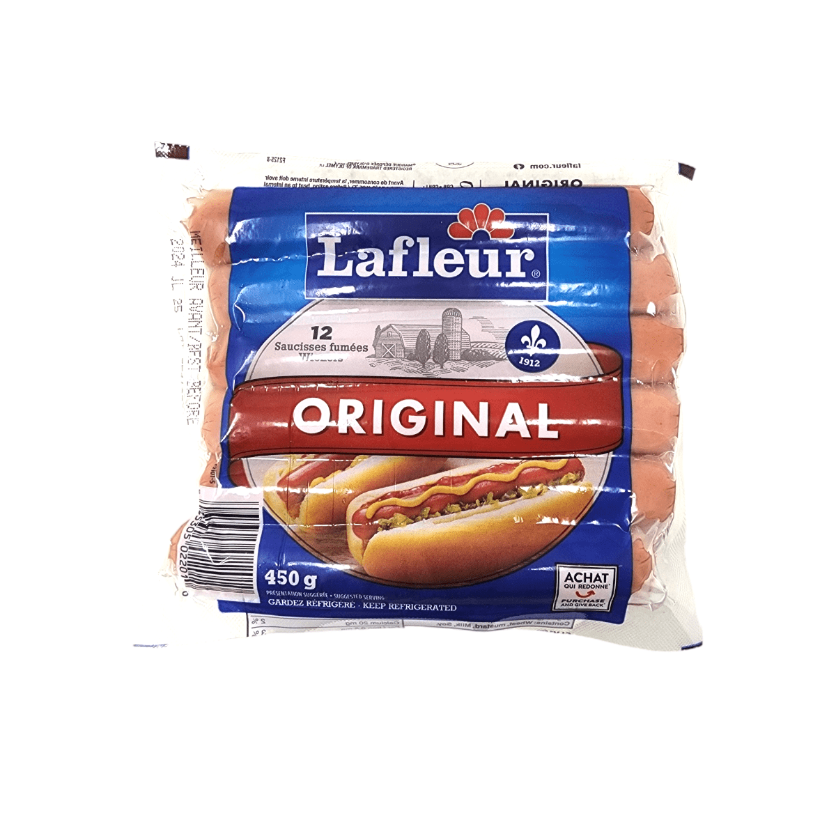 Lafleur Original Hotdogs (450g)
