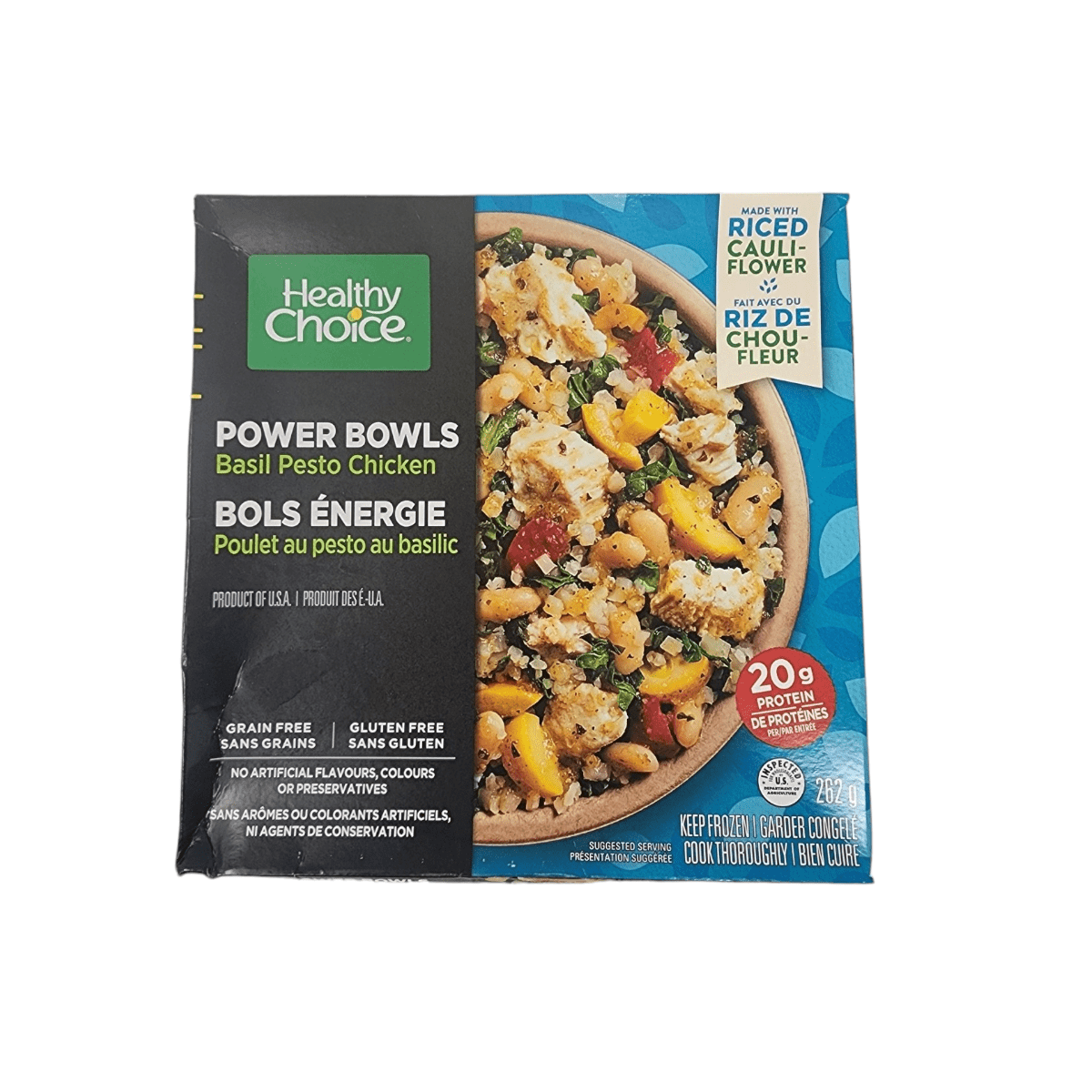 Healhy Choice Power Bowls Basil Pesto Chicken (262g)
