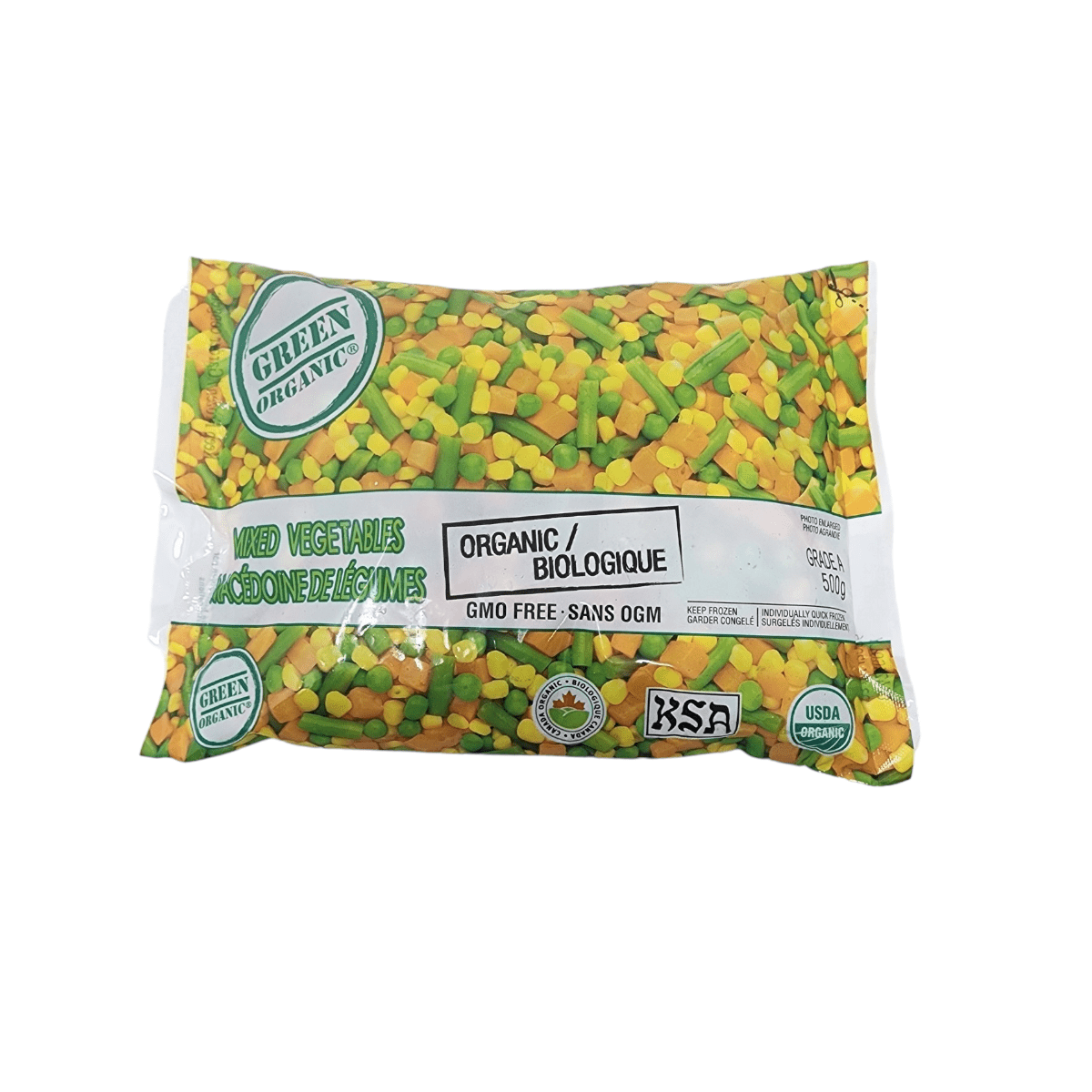 Green Organic Mixed Vegetables (500g)