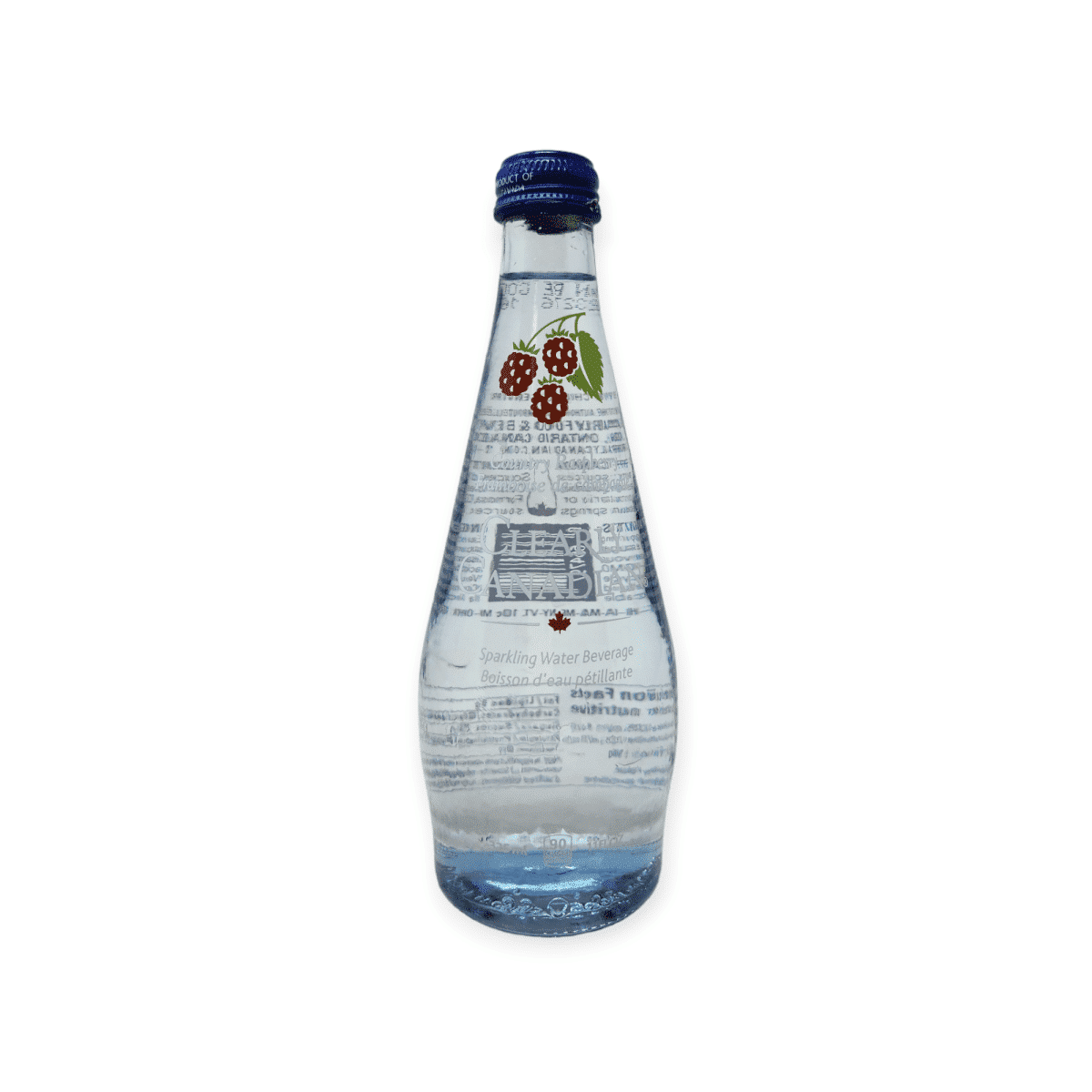 Clearly Canadian Sparkling Water Beverage Country Raspberry (325mL)
