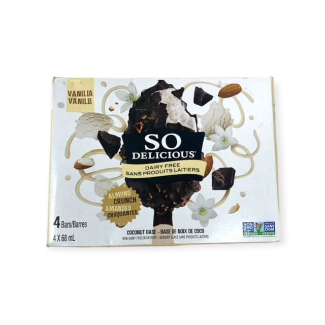 So Delicious Dairy Free Vanilla Almond Crunch (4x68mL)