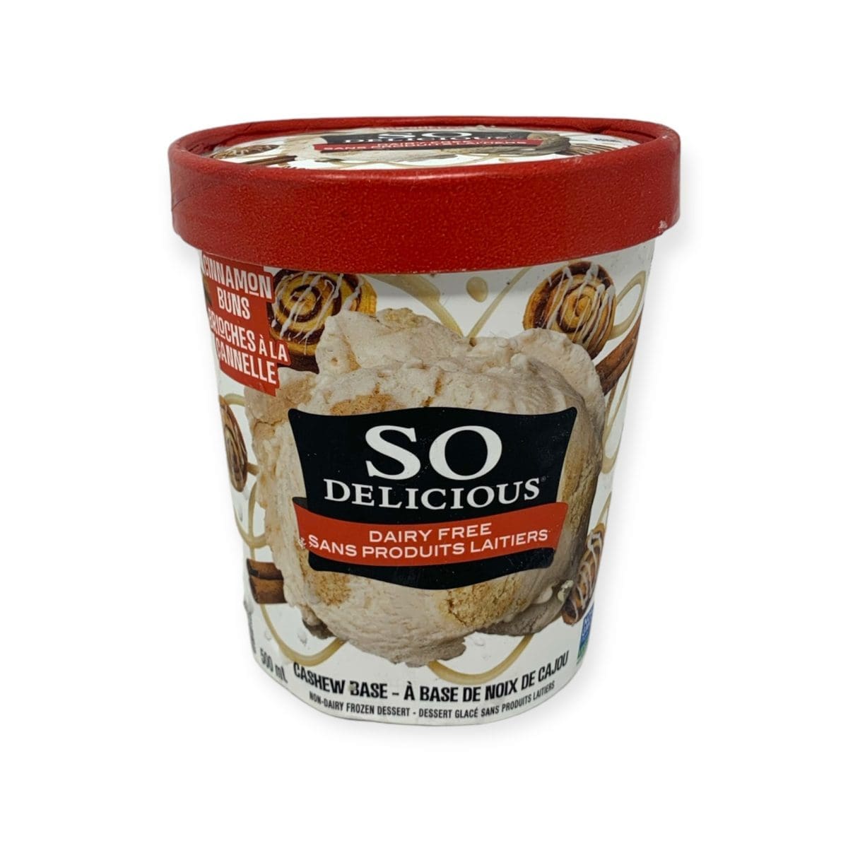 So Delicious Dairy-Free Cinnamon Buns Ice Cream (500mL)