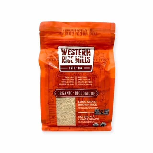 Western Rice Mills Organic Long Grain Brown Rice (907g)
