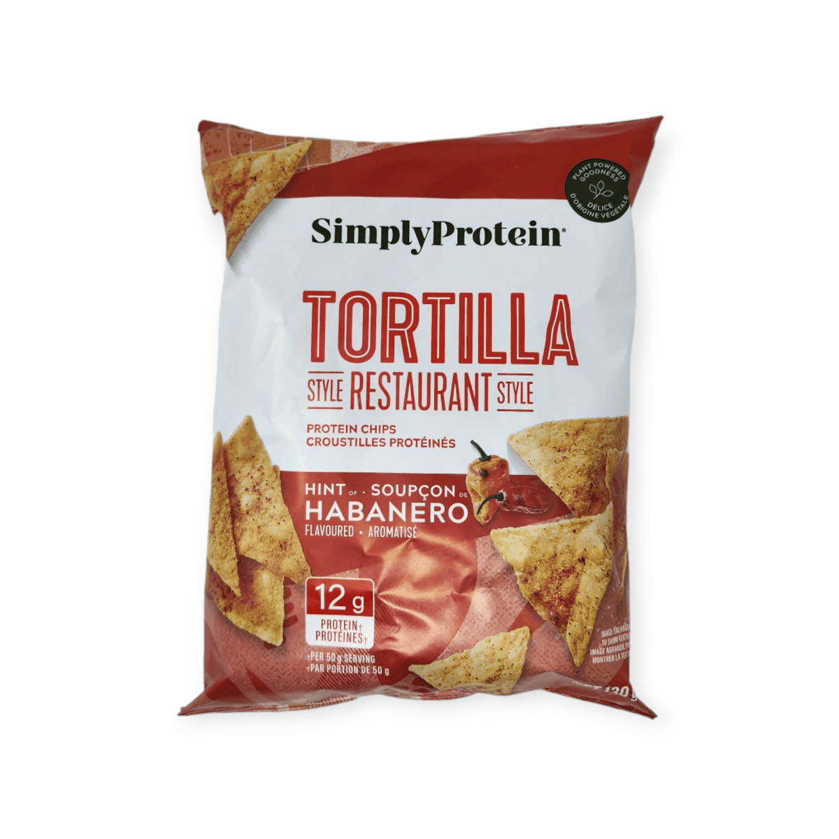 Simply Protein Tortilla Style Protein Chips Habanero (130g)
