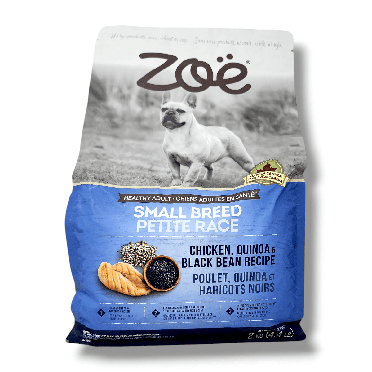 Zoe Small Breed Chicken Quinoa &amp; Black Bean Recipe (2Kg-2.2LB)