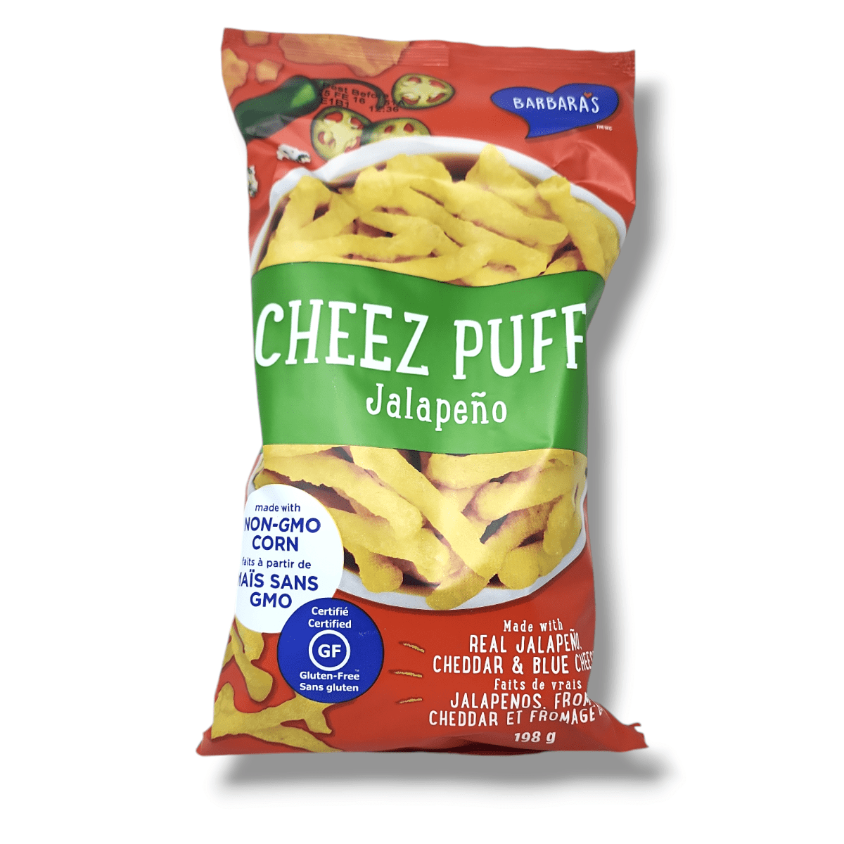 Barbara’s Cheez Puffs Jalapeno ( 198g)