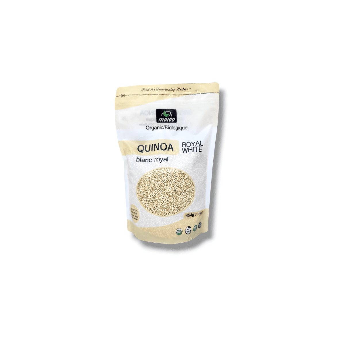 Indigo Organic Quinoa Royal White (454g)