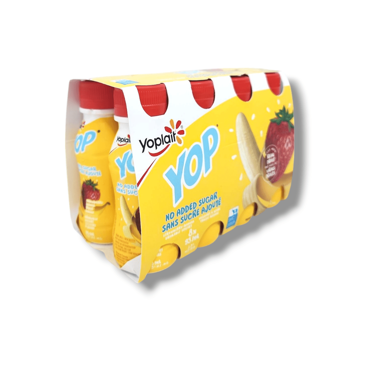 Yoplait Yop Strawberry Banana (8x93mL)
