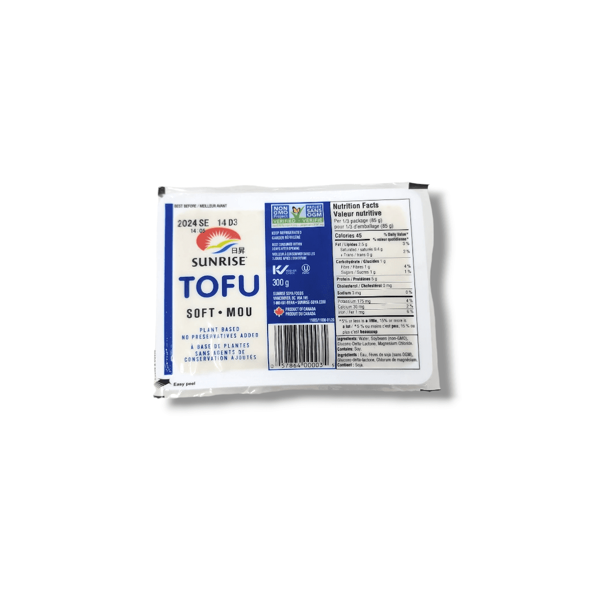 Sunrise Tofu Soft (300g)