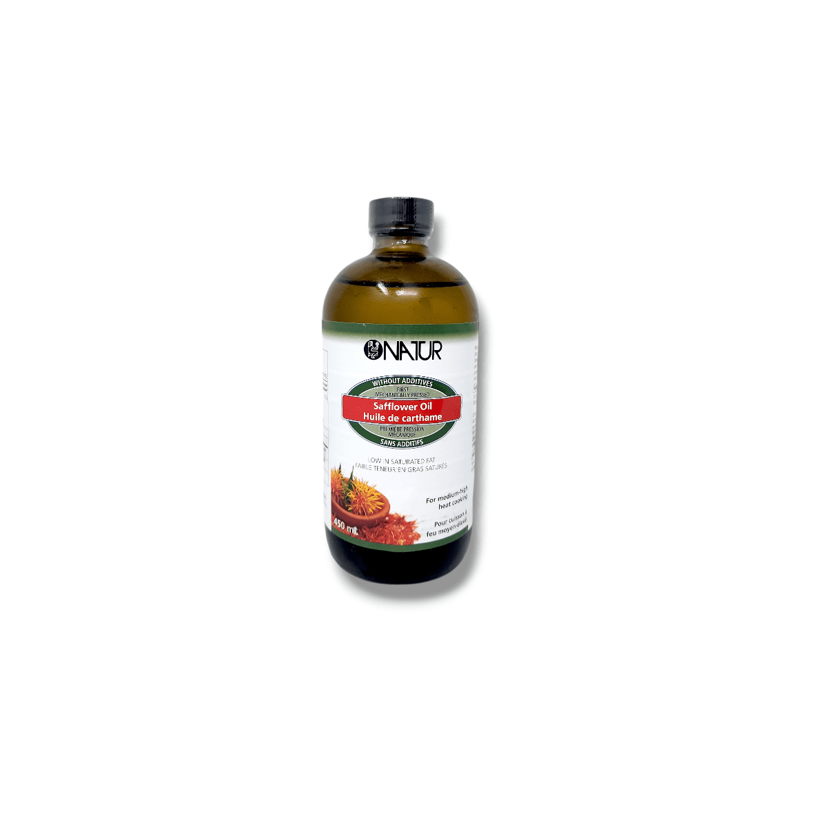 Natur Mechanically Pressed Safflower Oil (450mL)