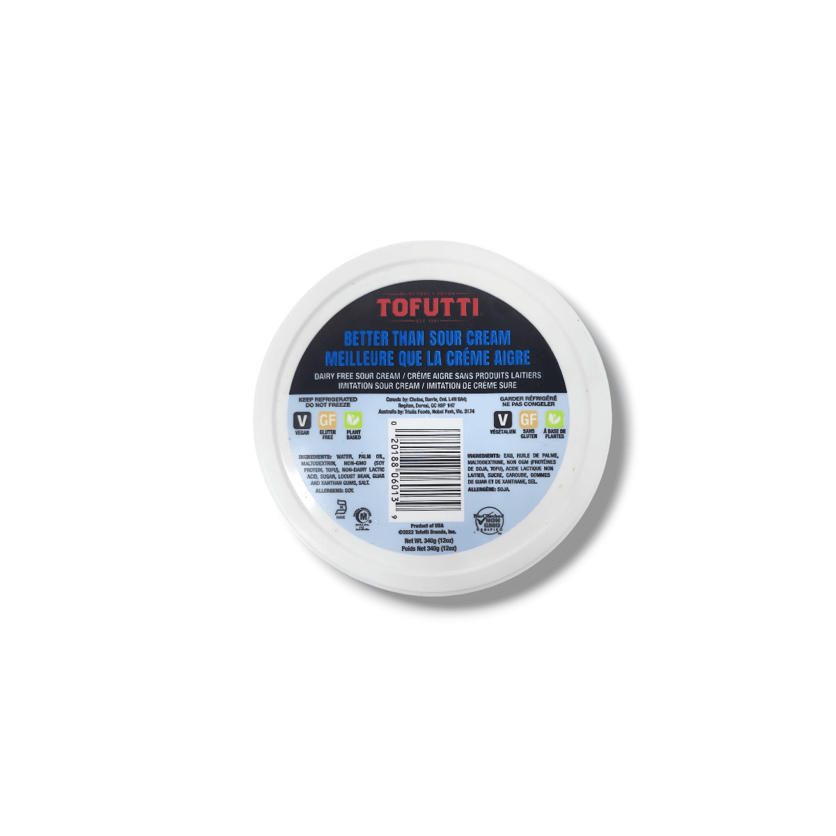 Tofutti Better Than Sour Cream (340g)