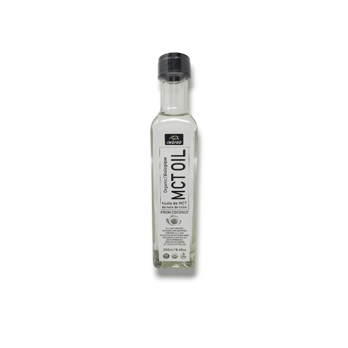 Indigo Organic MCT Coconut Oil (250mL)