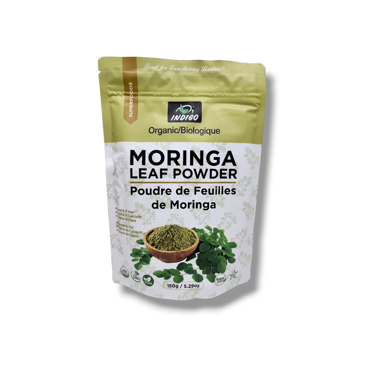 Indigo Organic Moringa Leaf Powder (150g)