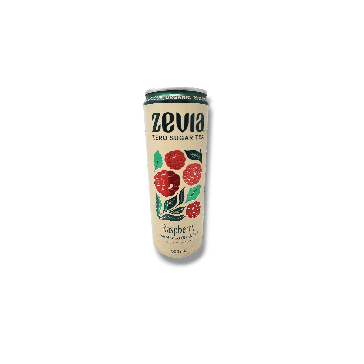 Zevia Zero Sugar Tea Raspberry (355mL)