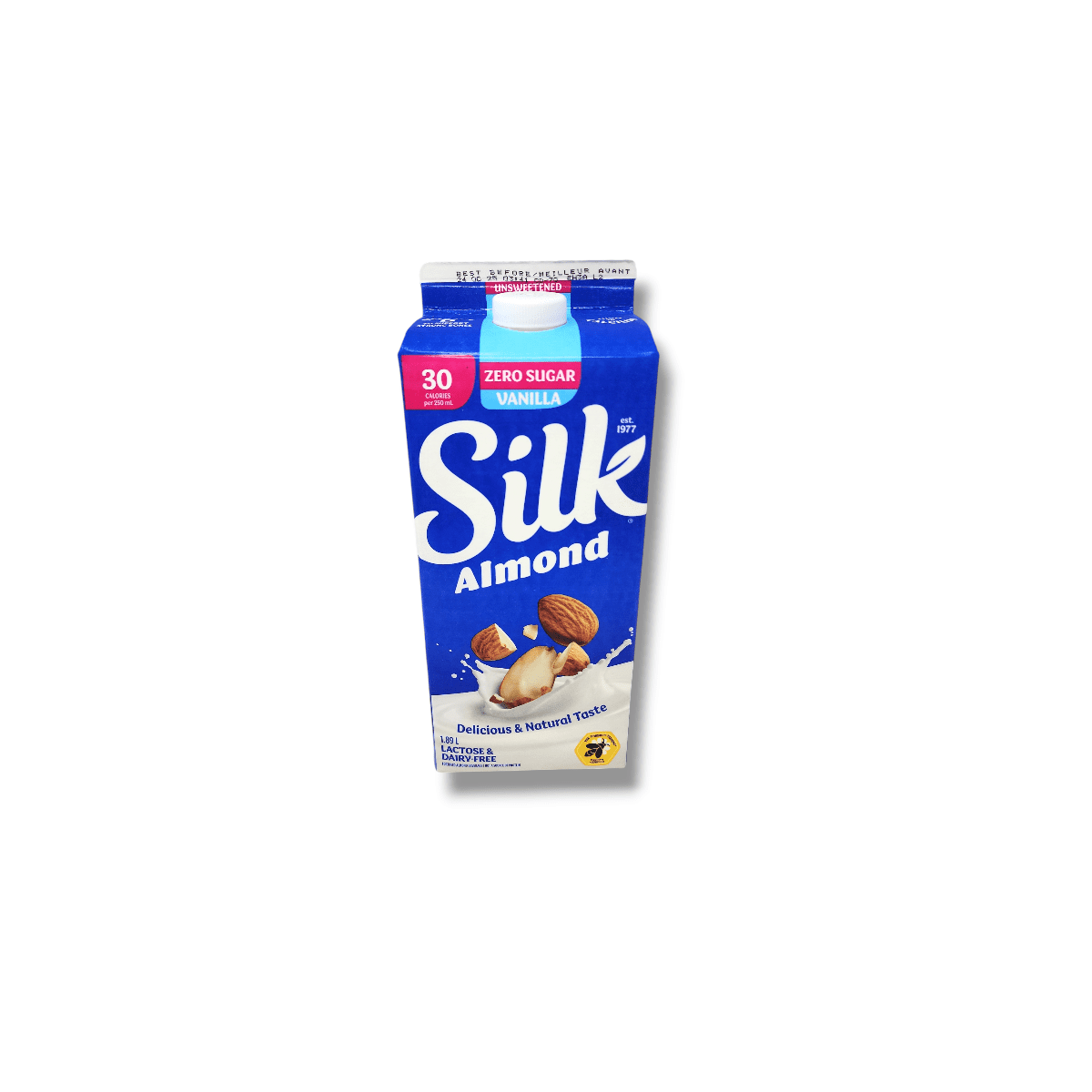 Silk Almond Zero Sugar Vanilla (1.89L)