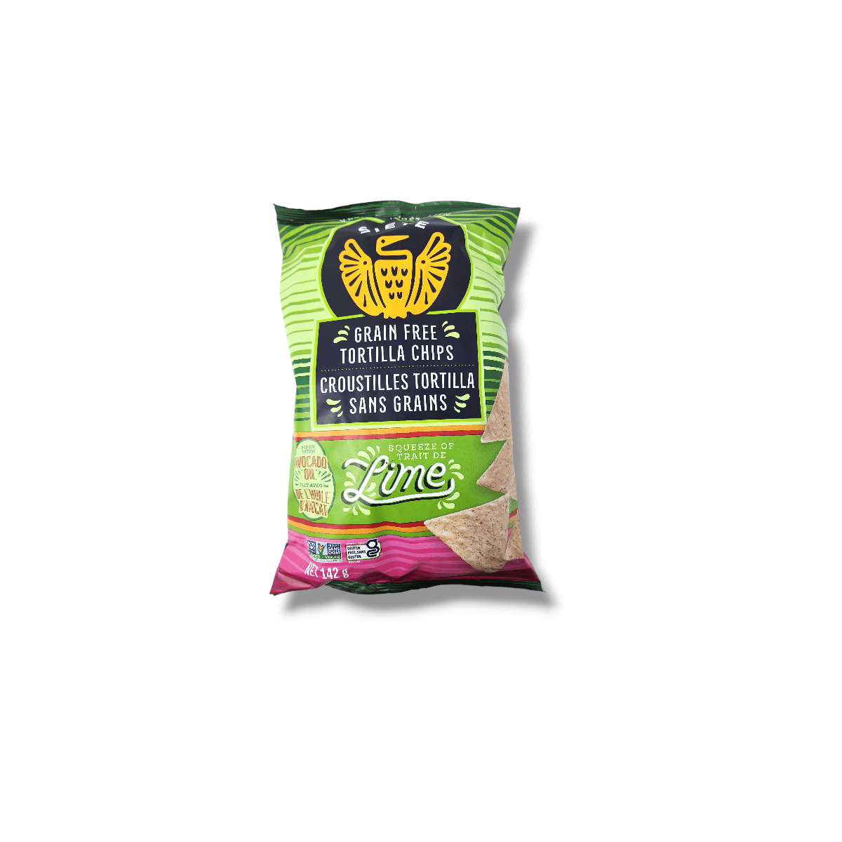 Siete Grain Free Tortilla Chips Lime (142g)