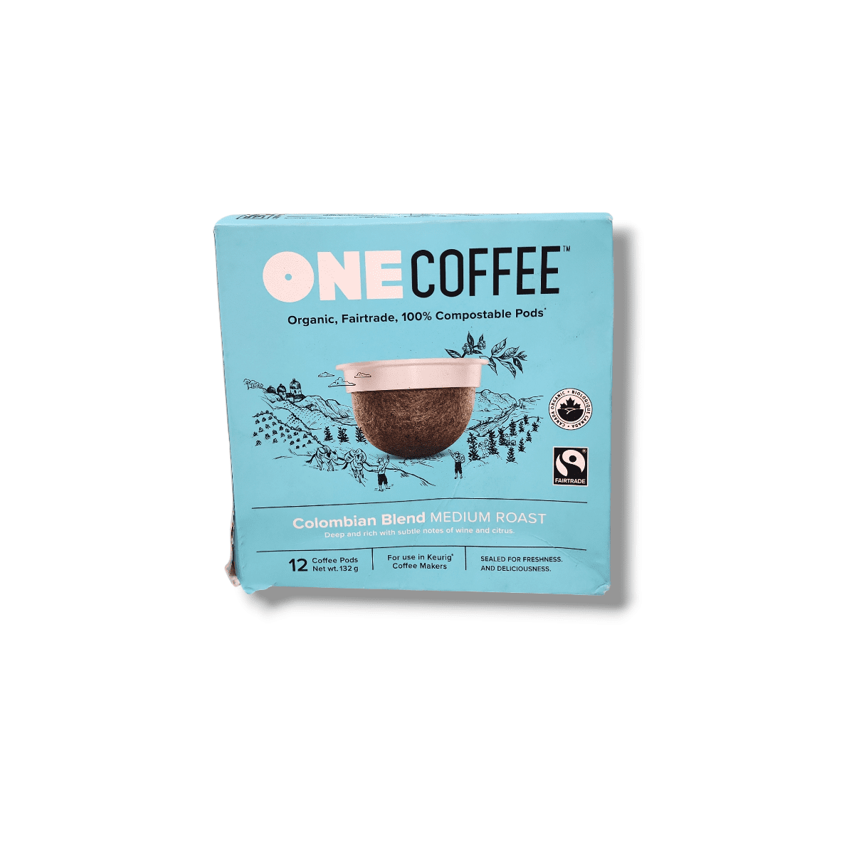One Coffee Colombian Blend Medium Roast (12pods-132g)